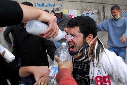 Der übermäßige Einsatz von Tränengas