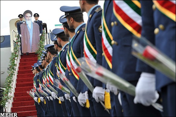 Die Ankuft von Khomeini nach 33 Jahren 2