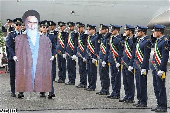 Die Parade seiner Heiligkeit