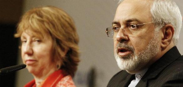 Caterine Ashton und Mohammad Zarif
