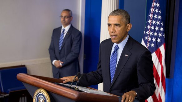 Obama diskutiert Irans Deklaration in Irak zu intervenieren