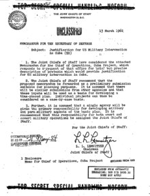 Bildquelle: www.gwu.edu Freigegebenes Dokument zu Operation Northwoods