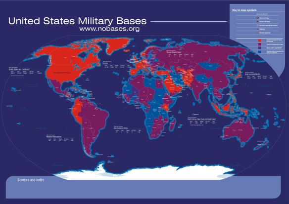 US Militärbasen auf der Erde