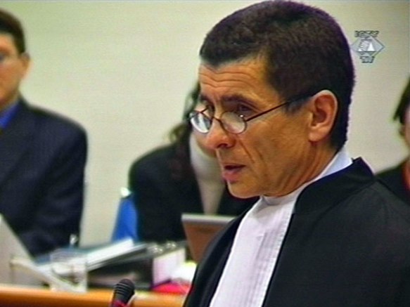 Chefankläger Geofferey Nice: versuchte während des Prozesses gegen Slobodan Milošević mit manipulierten Videos zu punkten