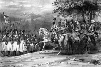 Abbas_Mirza_in_battle